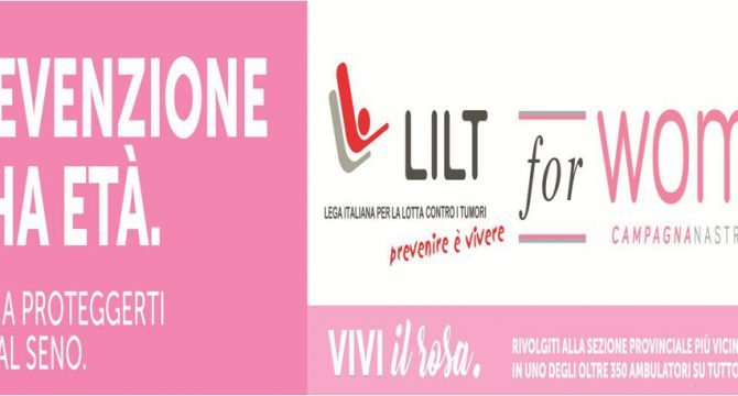 LILT FOR WOMEN – CAMPAGNA NASTRO ROSA 2019